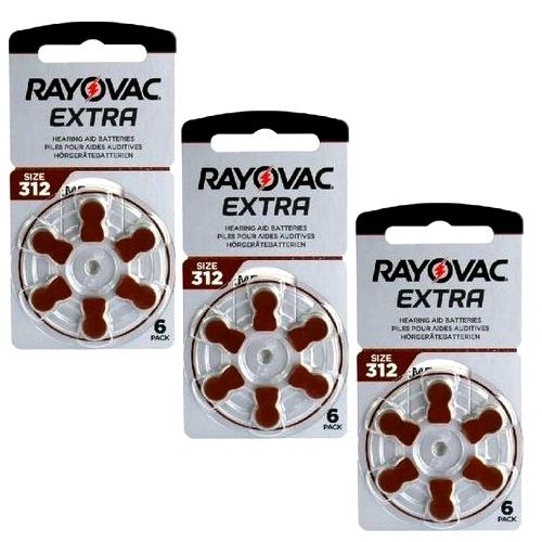 Batterie Auditive -18 Piles - 1.45v Size 312 - Pr41