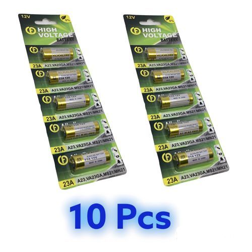 10 Pièces / 2 Paquet 23a 12v Pile