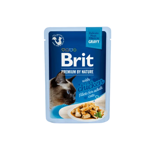 Fillets In Gravy With Chicken For Sterilised Cats 