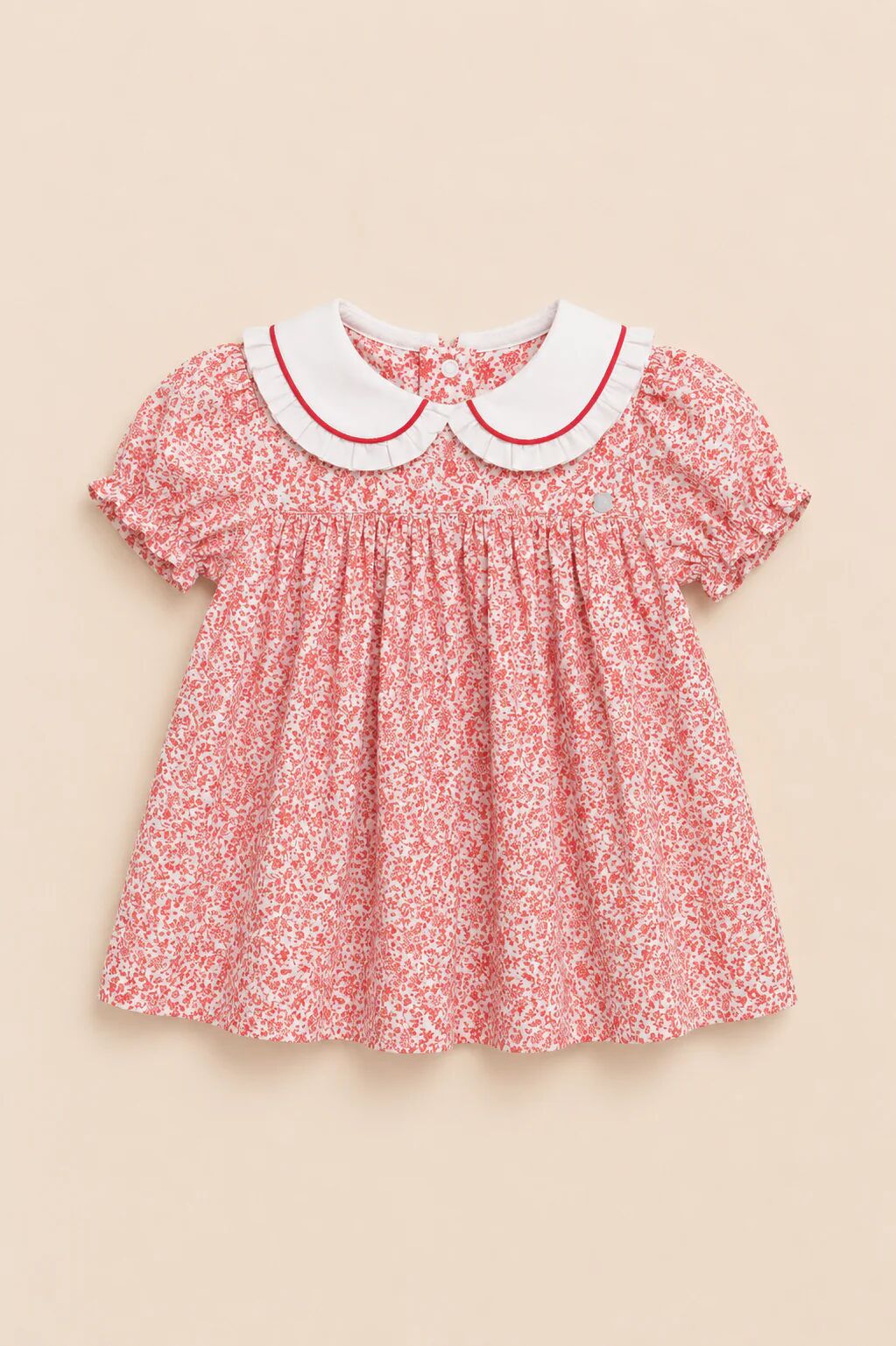 Ensemble Bébé Fille 2 Pièces – Robe Fleurie & Bloomer Assorti thumbnail 3