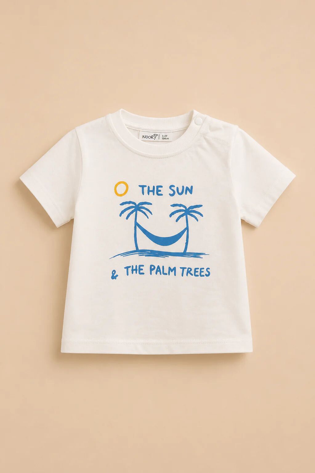 Ensemble Bébé Garçon « The Sun & The Palm Trees » – T-shirt & Short Rayé thumbnail 4