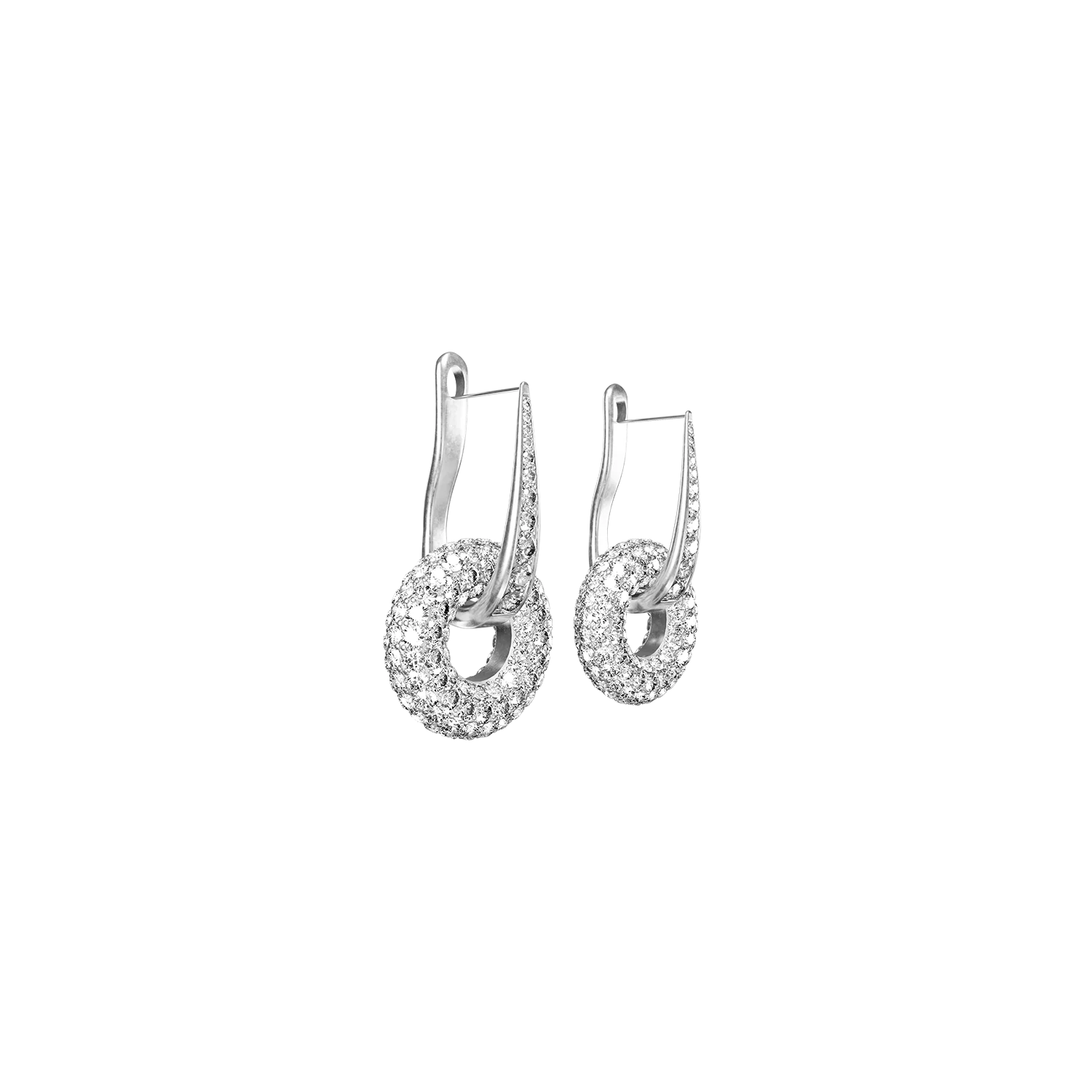 Boucles Doreilles Soho Pavé