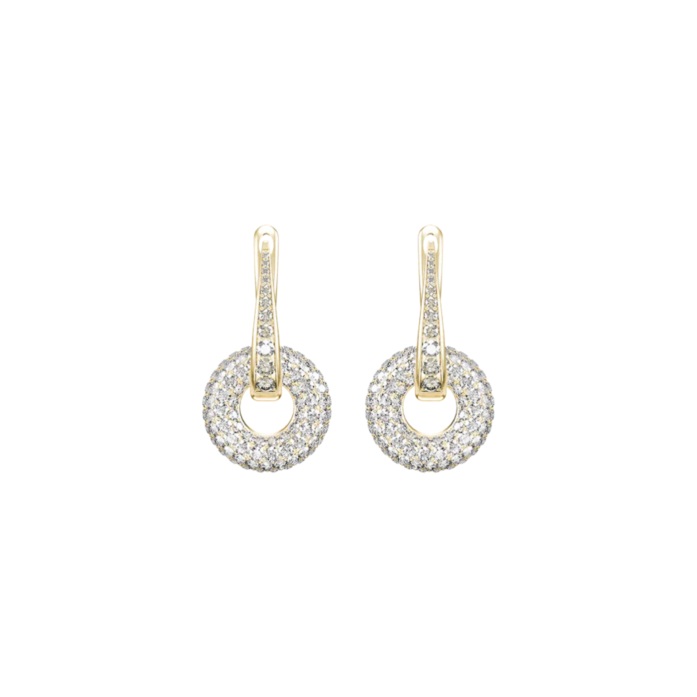 Boucles Doreilles Soho Pavé