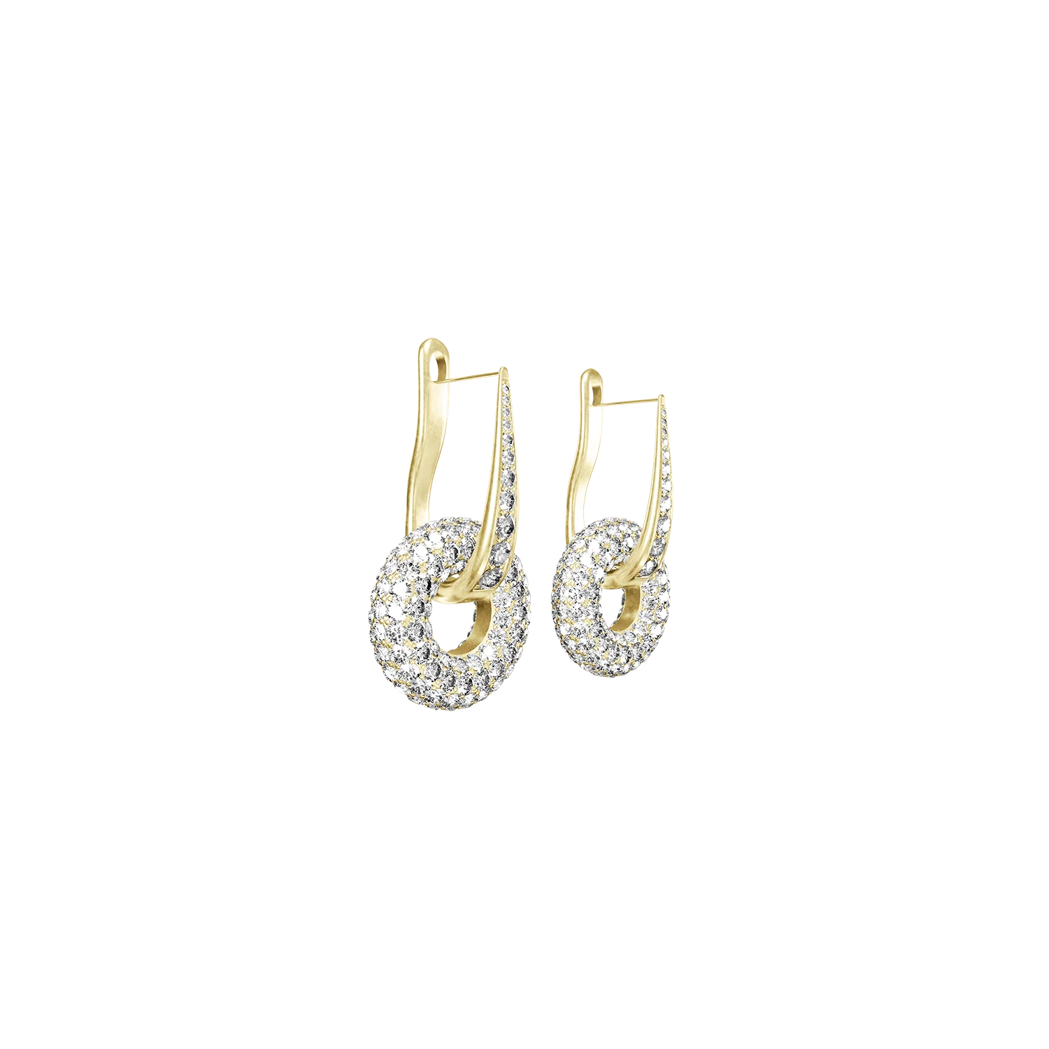 Boucles Doreilles Soho Pavé thumbnail 2