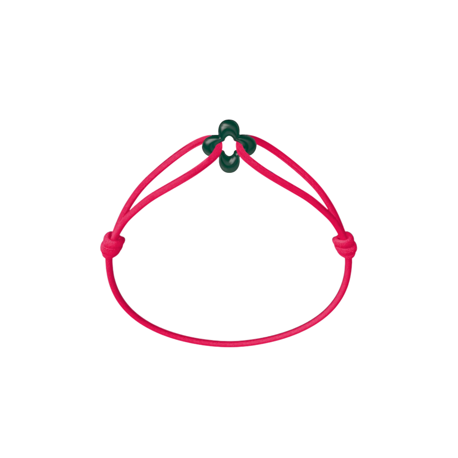 Bracelet Cordon - Mini Green Clover