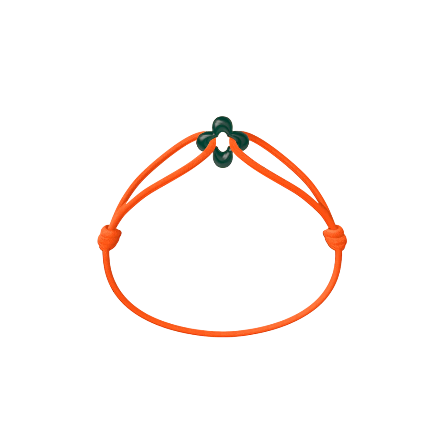 Bracelet Cordon - Mini Green Clover