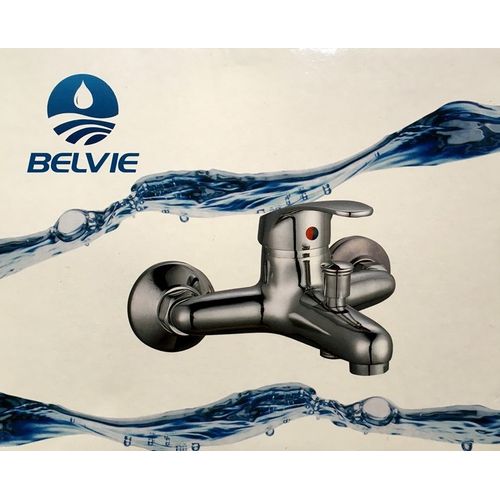 Mitigeur Chromé Pour Salle De Bain + Flexible Et Douchette Sdb Robinet Mélangeur