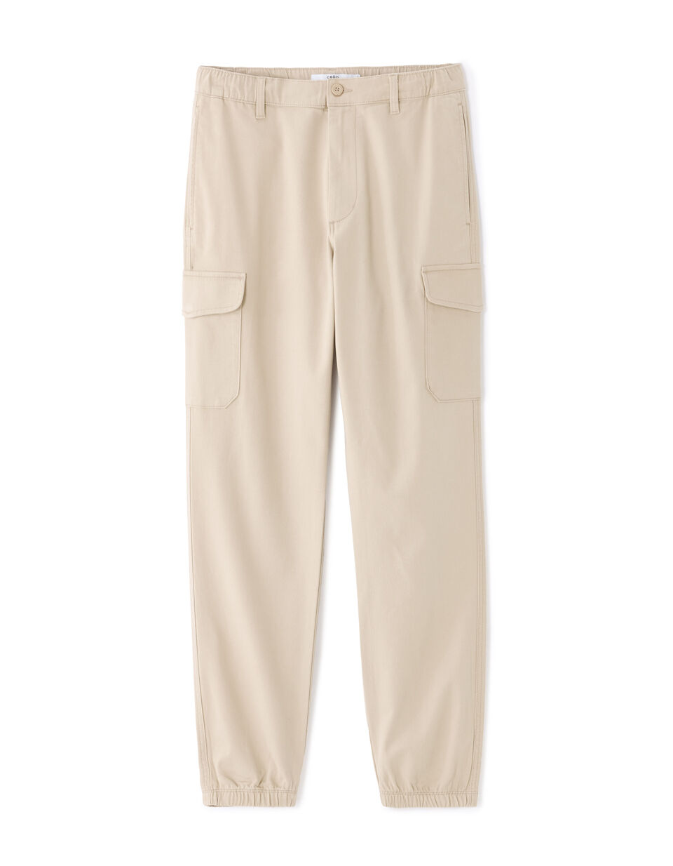 Pantalon Cargo Straight Coton Stretch