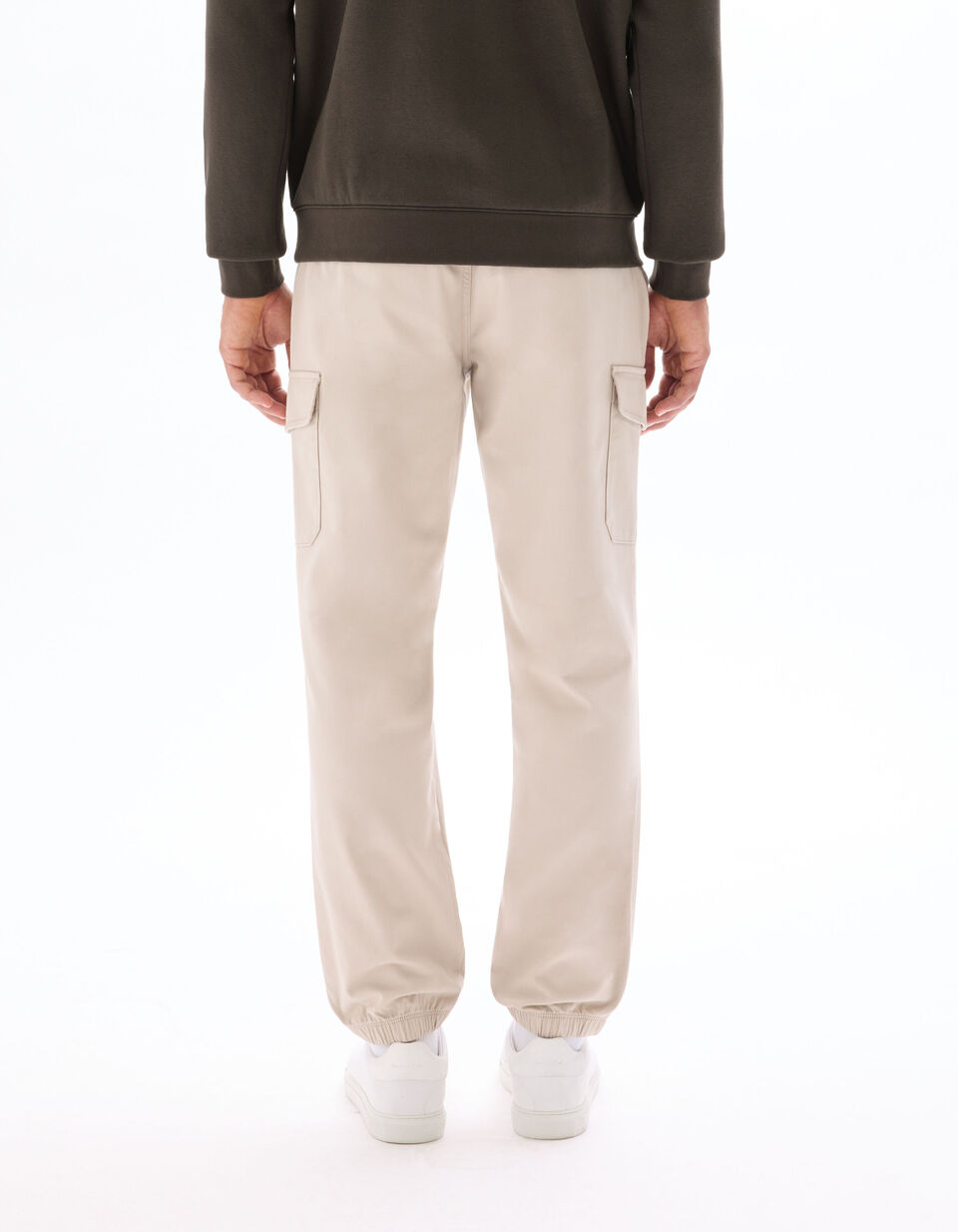 Pantalon Cargo Straight Coton Stretch thumbnail 3