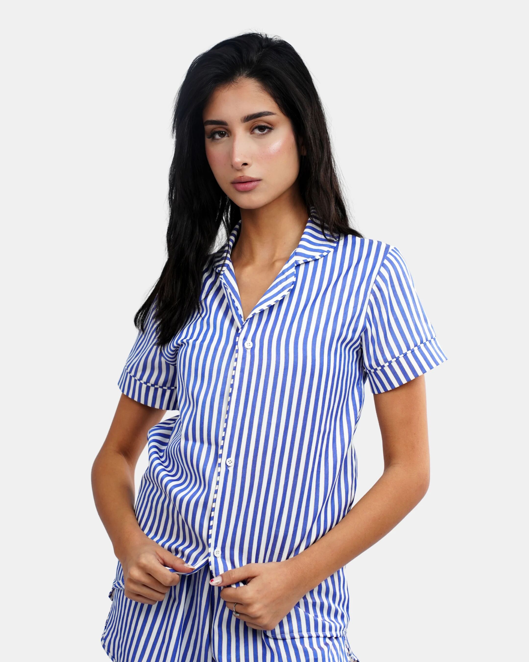 White & Blue Stripes thumbnail 3