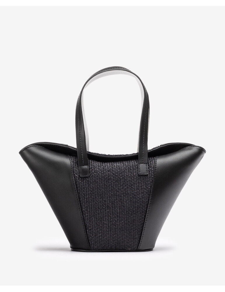 Petit Sac En Cuir Et Raphia thumbnail 1