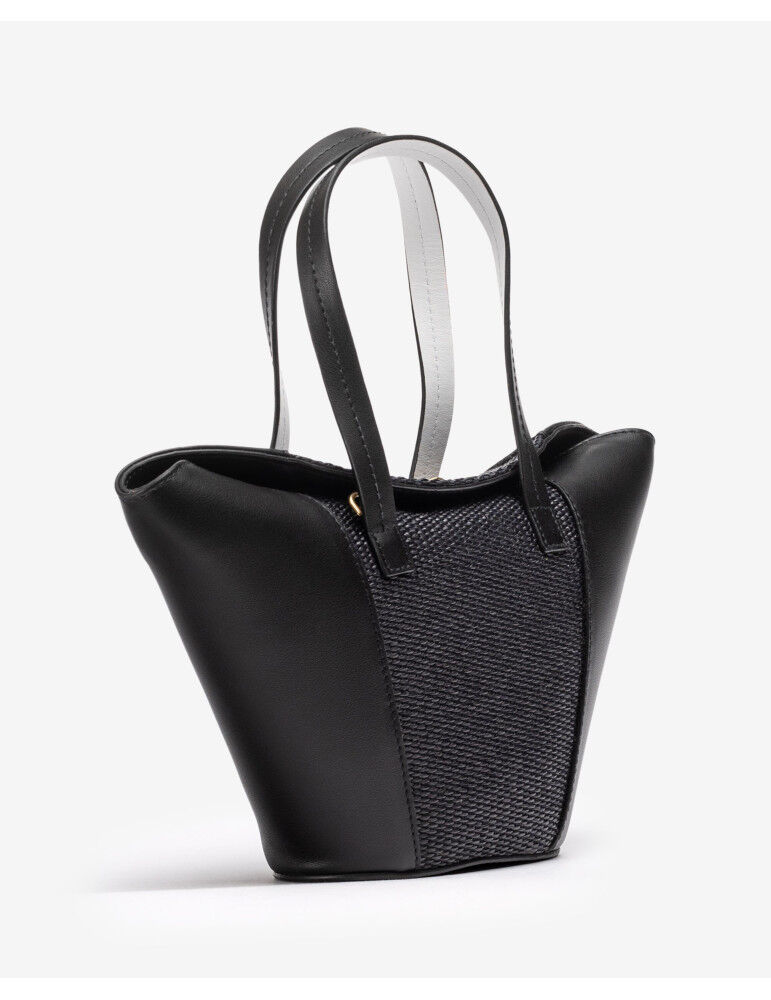 Petit Sac En Cuir Et Raphia thumbnail 2