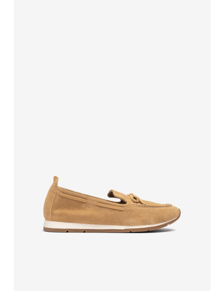 Mocassin Style Nautique En Daim