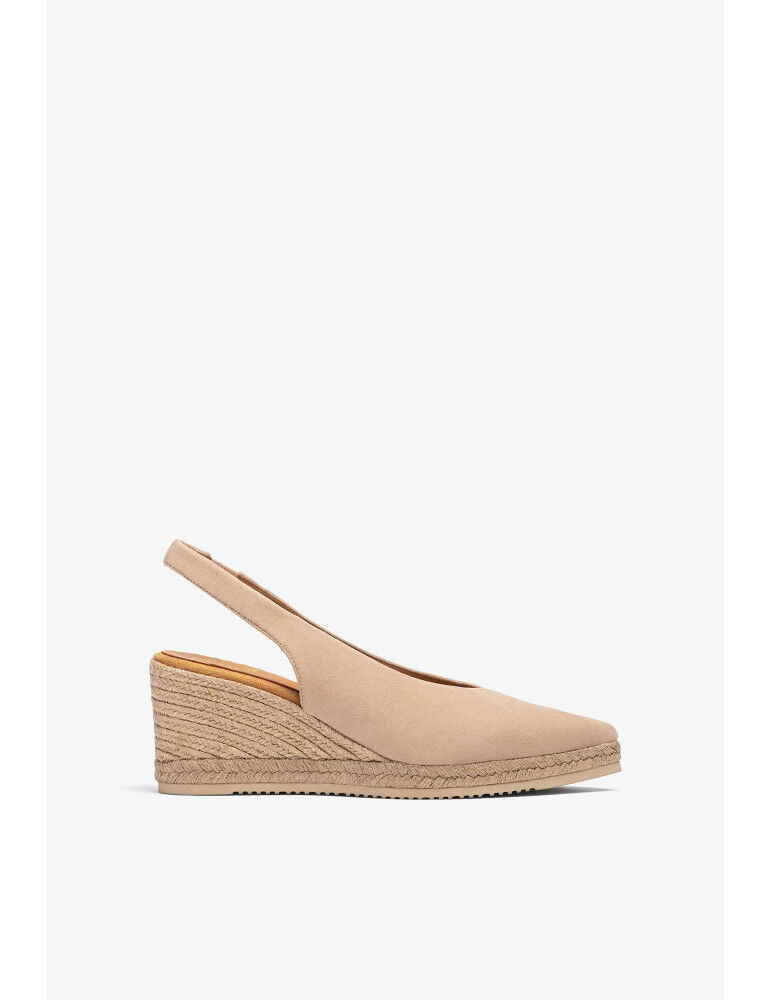 Espadrilles À Pointe Fine En Daim