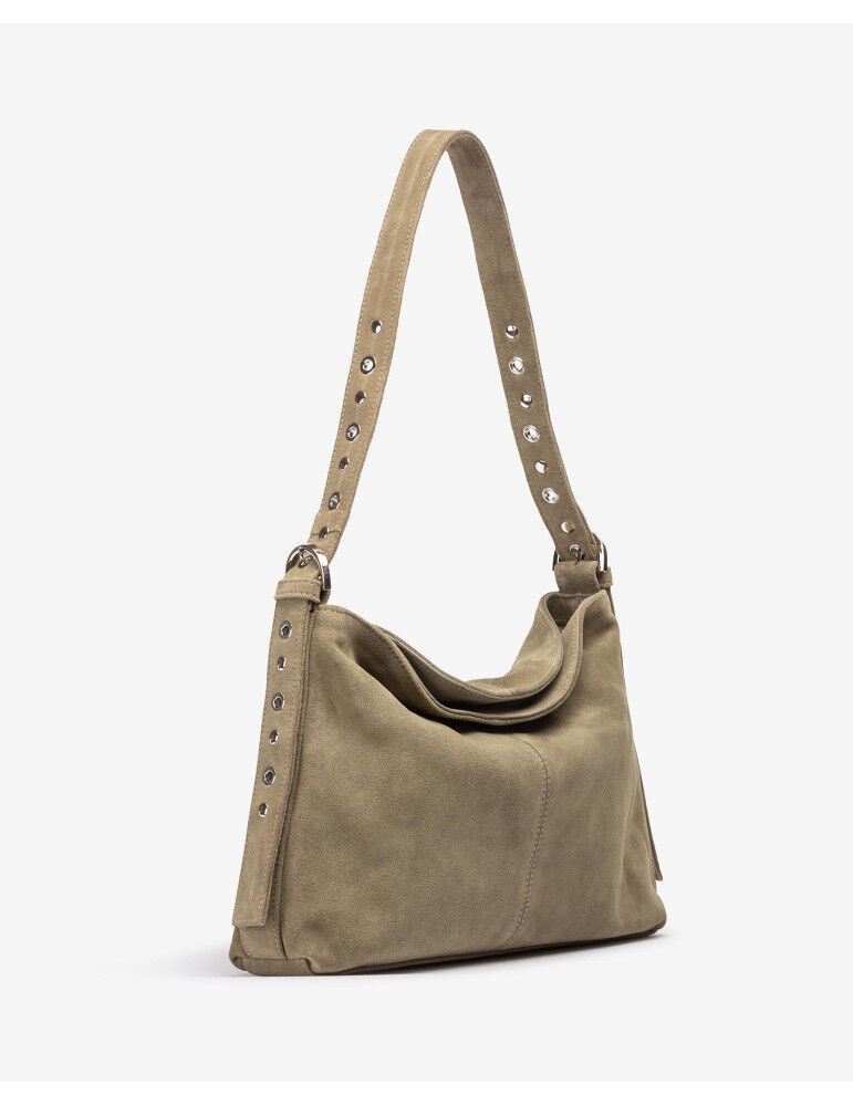 Sac Moyen Porté Épaule En Daim thumbnail 2