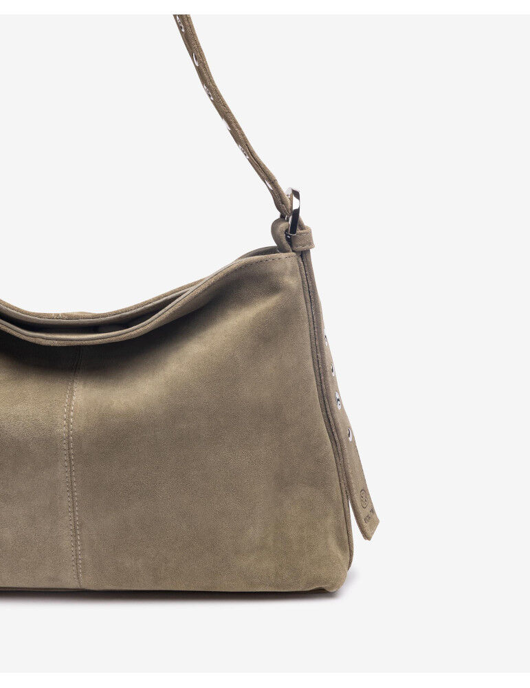 Sac Moyen Porté Épaule En Daim thumbnail 3
