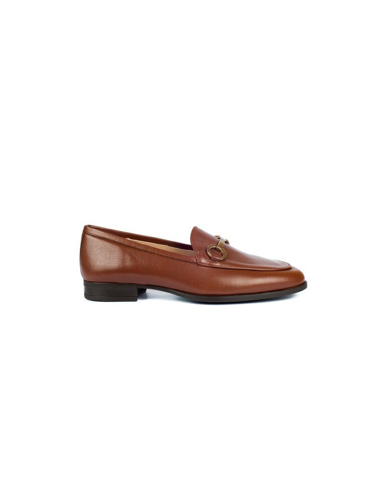 Mocassins Plats En Cuir