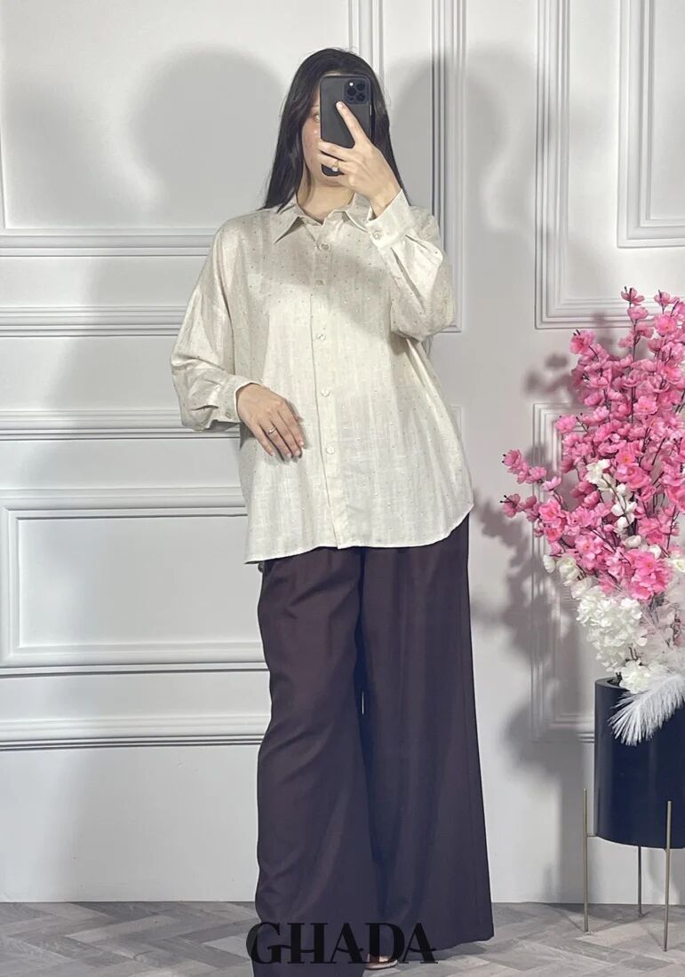 Chemise Beige À Strass thumbnail 3