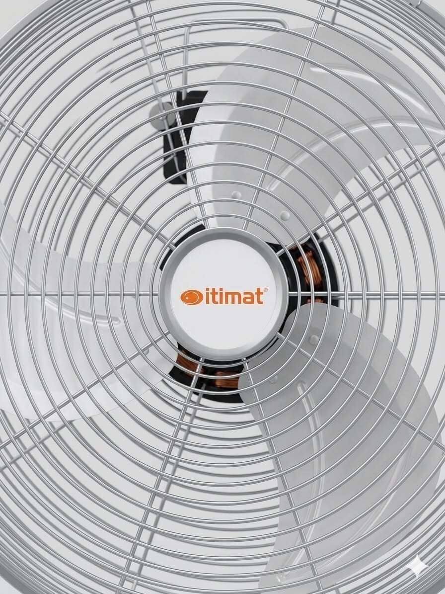 Ventilateur De Sol It-mf16 - 55w - 3 Vitesses - Argenté thumbnail 3