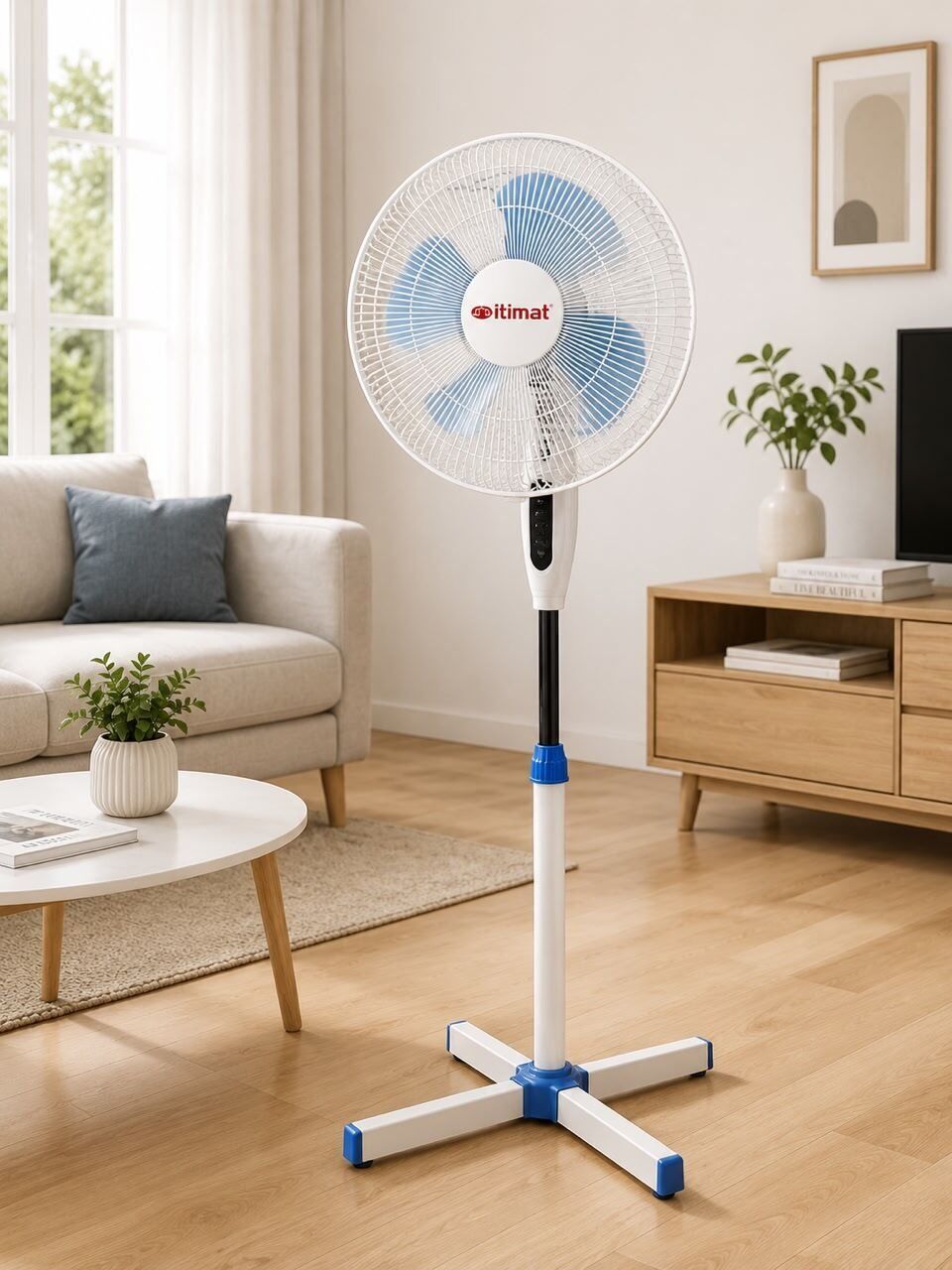 Ventilateur sur Pied 16" IT-FI 6050 – 38W – 3 Vitesses