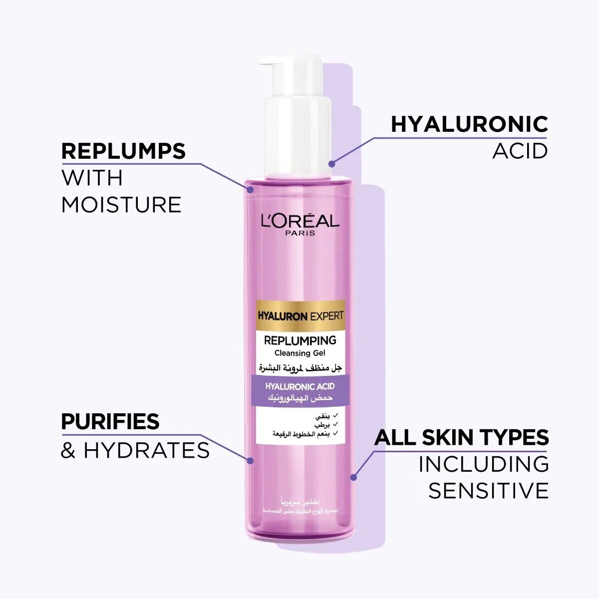 Gel Nettoyant Acide Hyaluronique