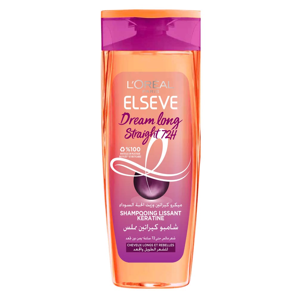 Elsève Dream Long Straight - Shampooing Pour Cheveux Longs Anti-frisottis