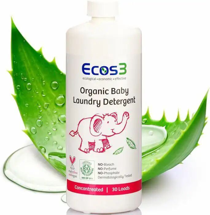 Baby Liquide Lessive Ecos3 Concentree 30 Lavages 100% Naturel 1050ml 3507