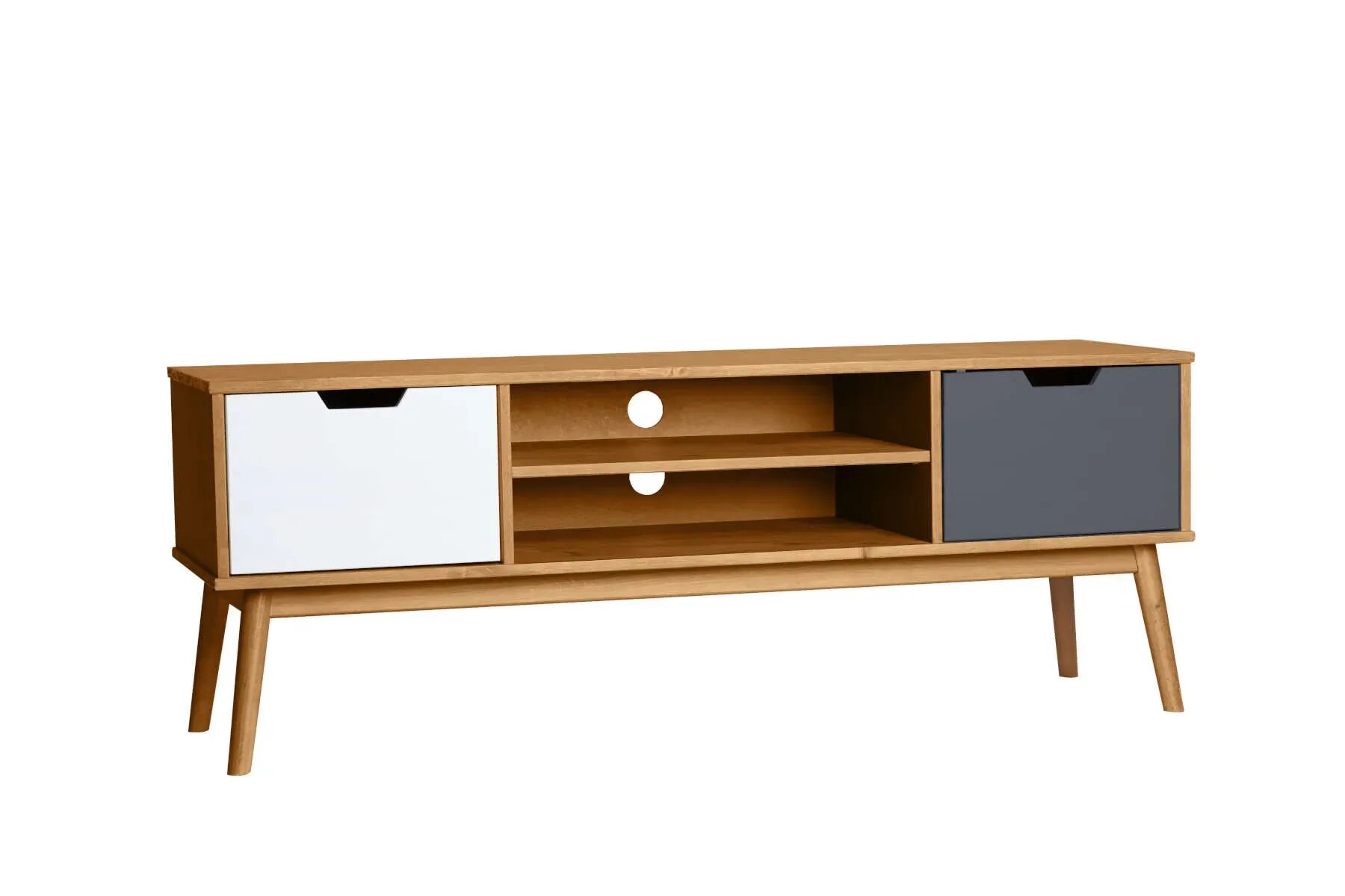 Ensemble Salon Scandinave : Buffet & Meuble Tv En Pin Massif