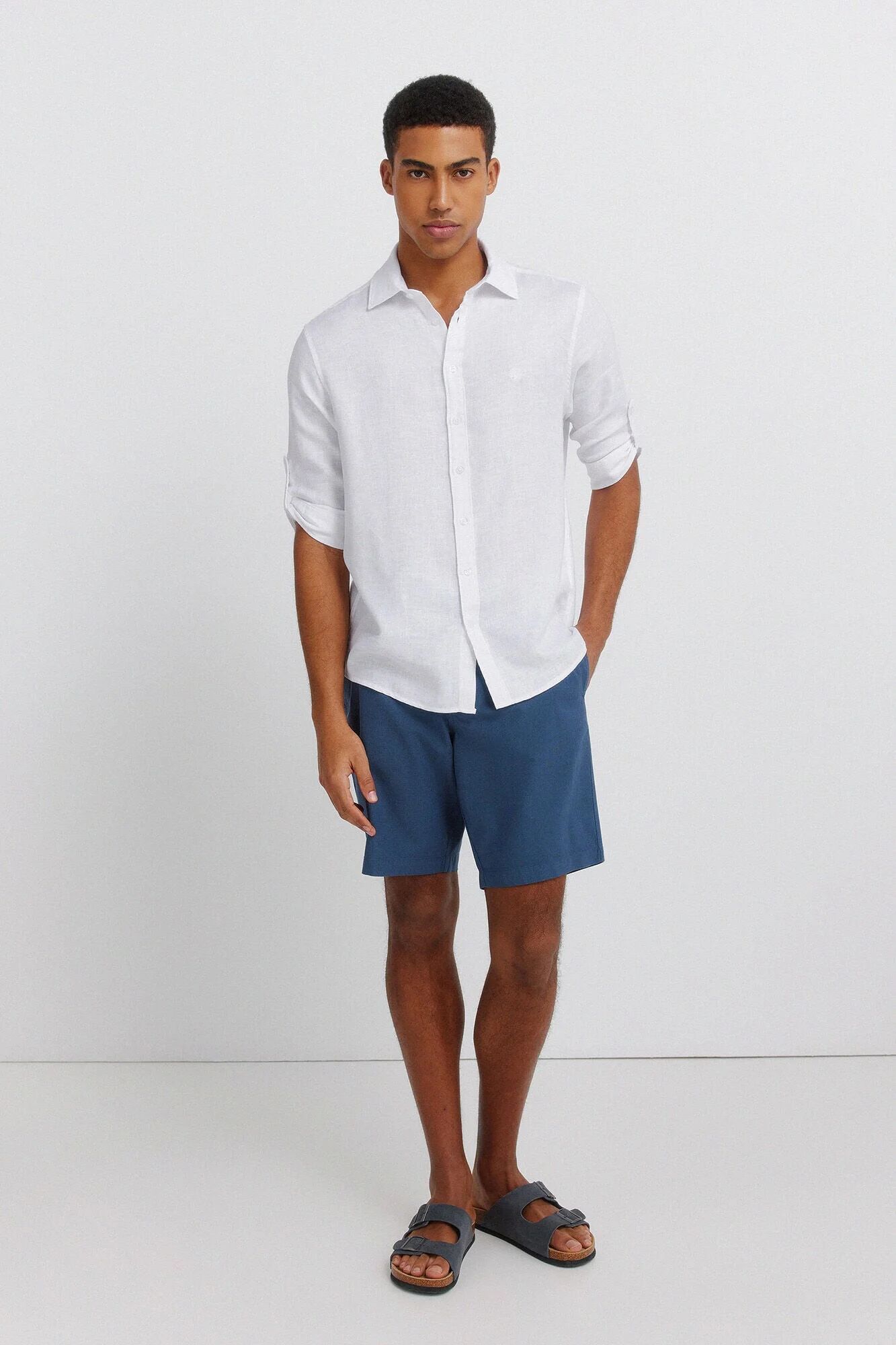 Chemise Col Mao Tardeo