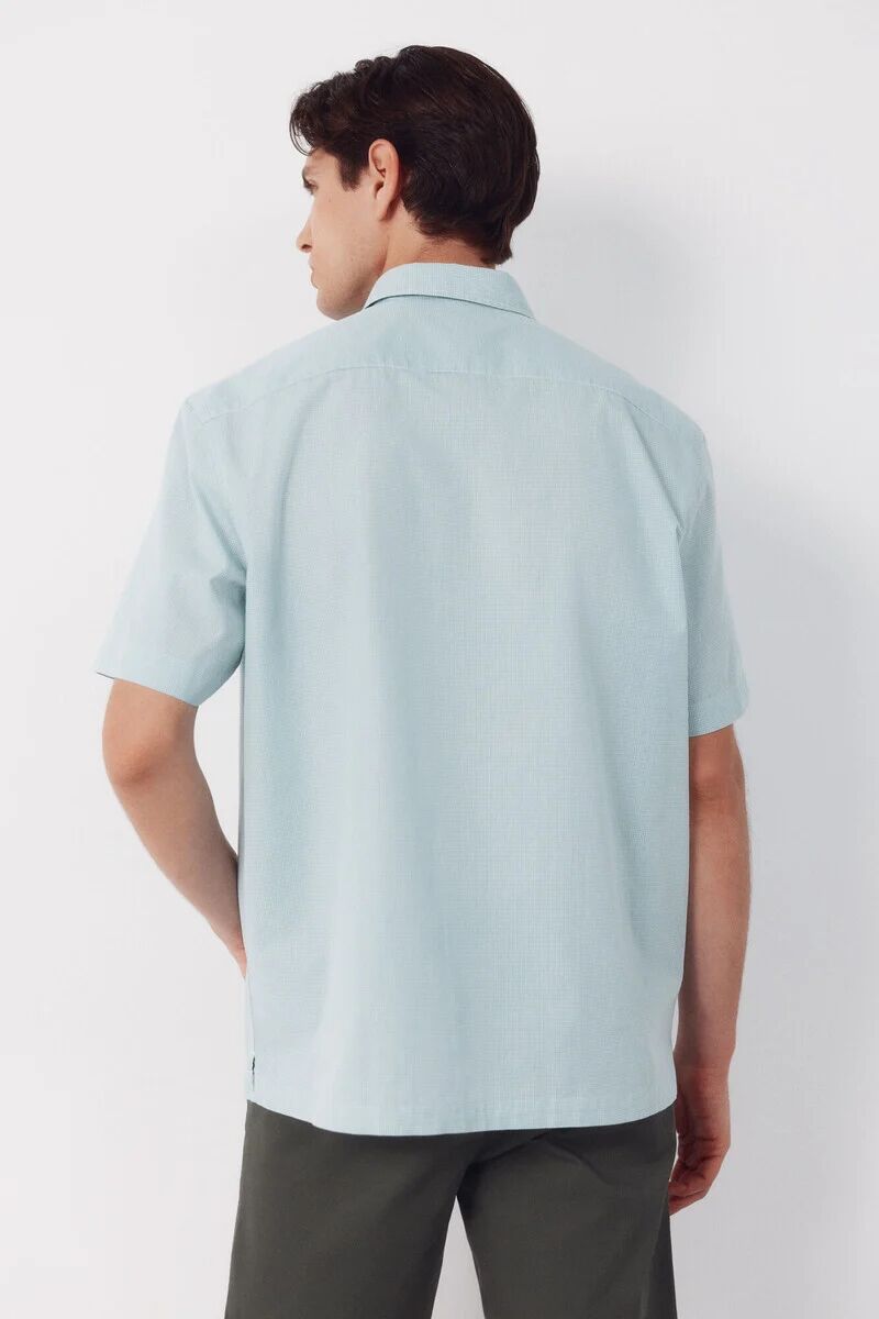 Chemise Basique Manches Courtes Mini Vichy thumbnail 4