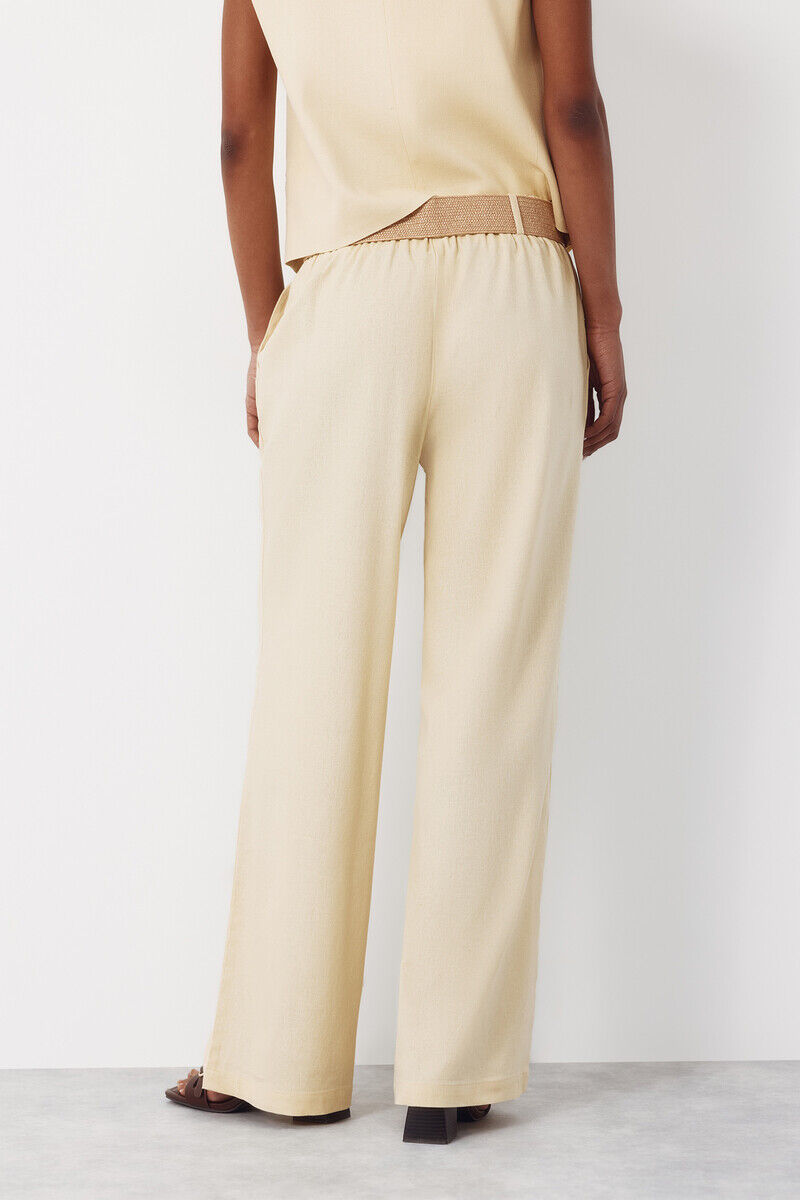 Pantalon Fluide En Lin thumbnail 3