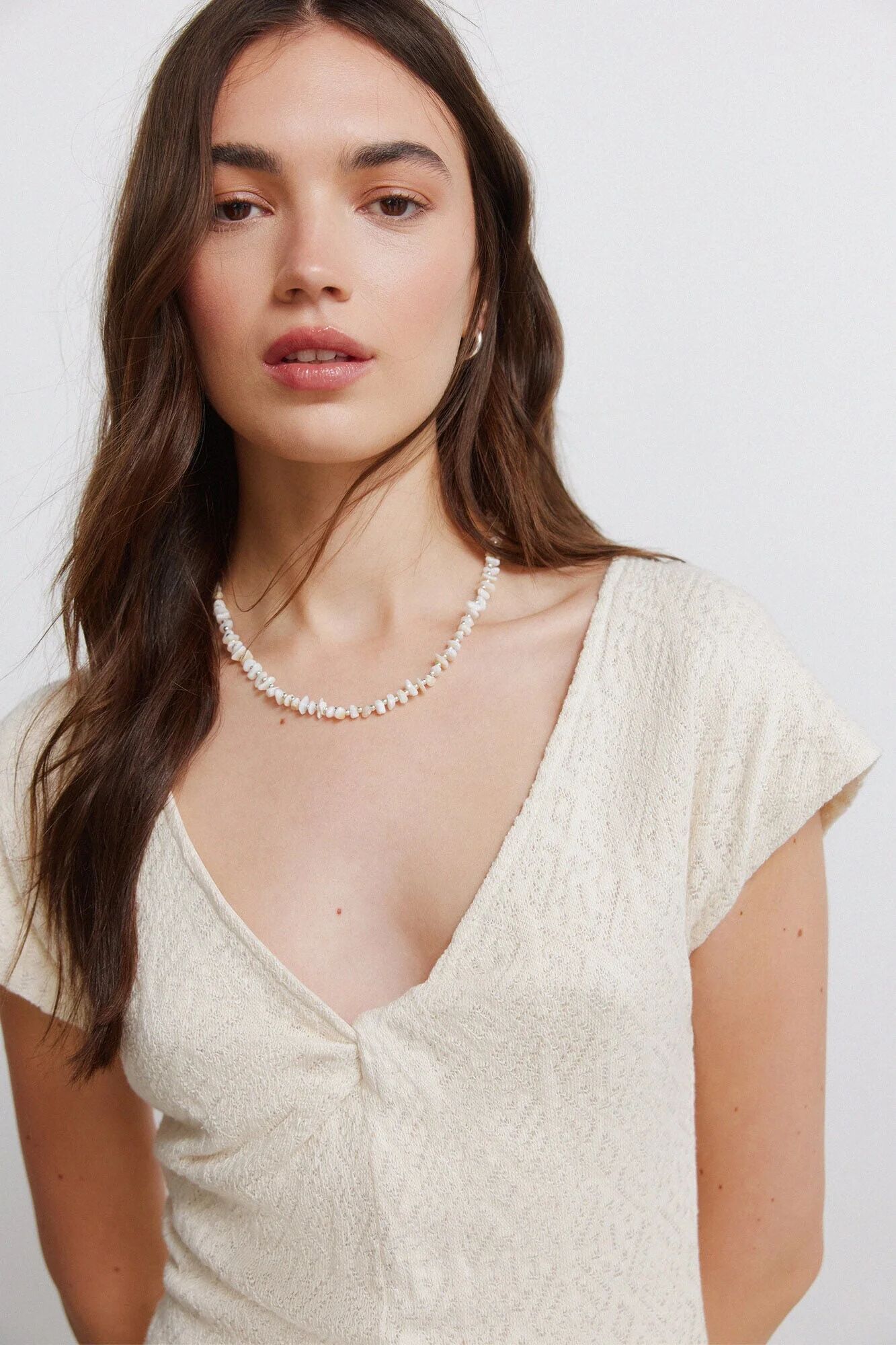 Robe Midi Crochet Col V Sandra