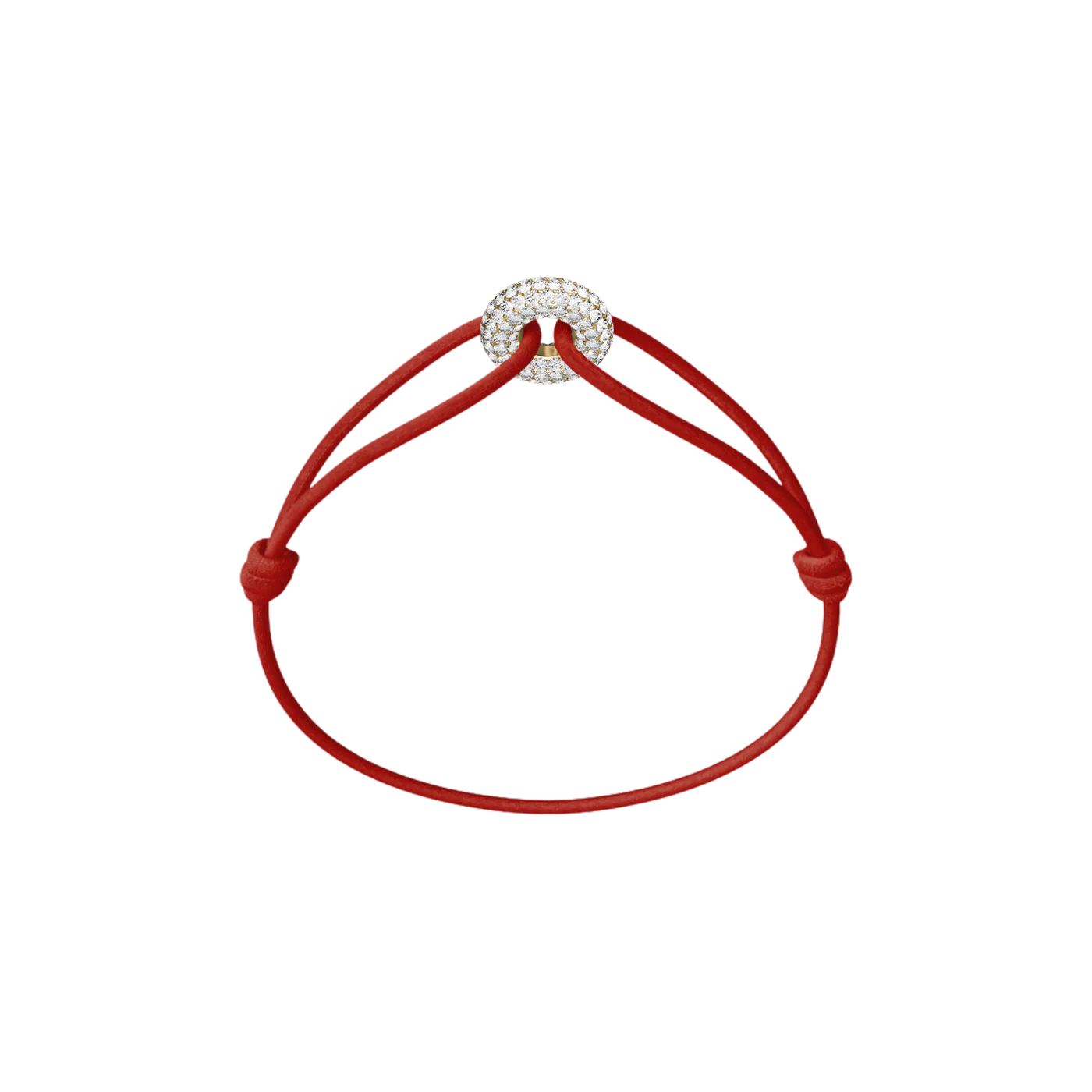 Bracelet Cordon - Mini Golden Soho Pavé