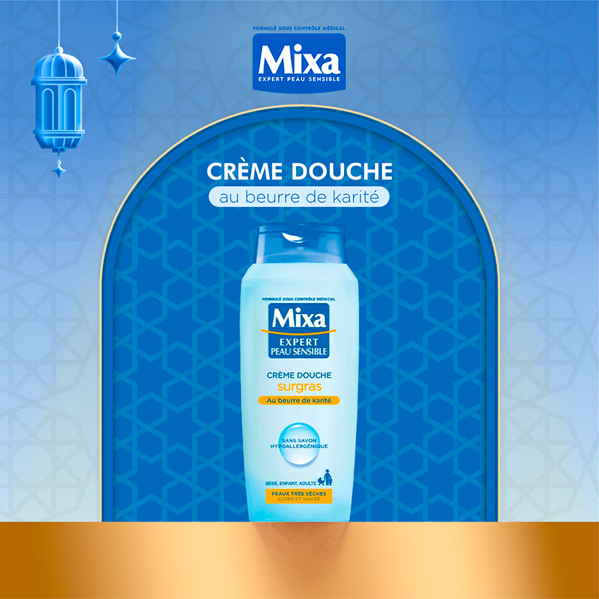 Expert Peau Sensible Crème Douche Surgras Au Beurre De Karité