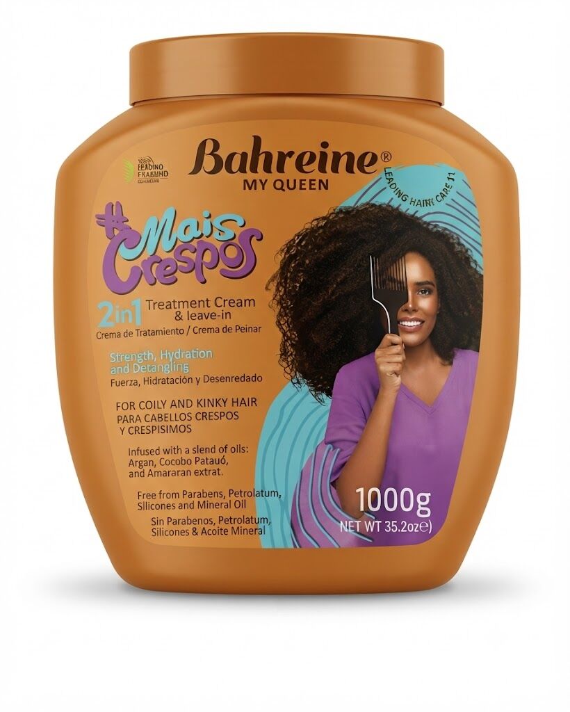 Crème De Traitement 2-en-1 Pour Cheveux Crépus 