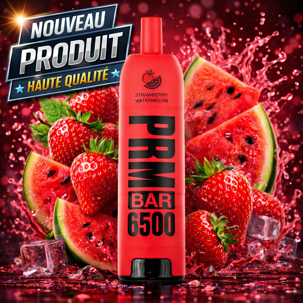 Strawberry Watermelon 6500 Puffs 5% Nic