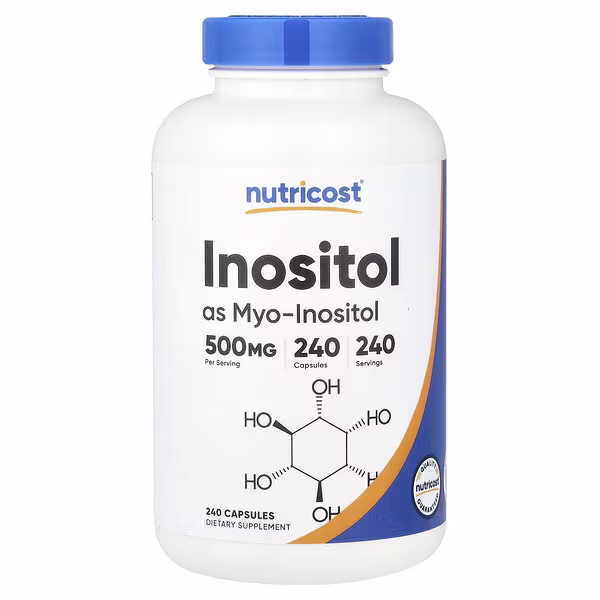 Inositol, 500 Mg, 240 Capsules