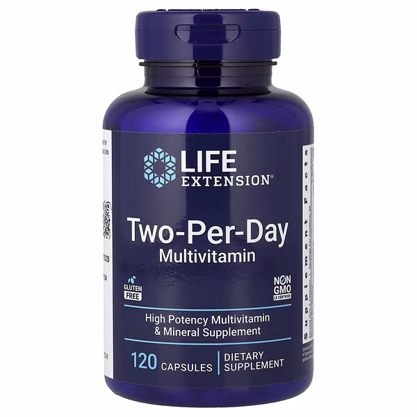 Two-per-day Multivitamin, 120 Capsules