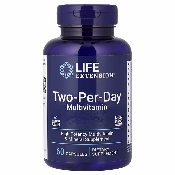 Two-per-day Multivitamin, 60 Capsules