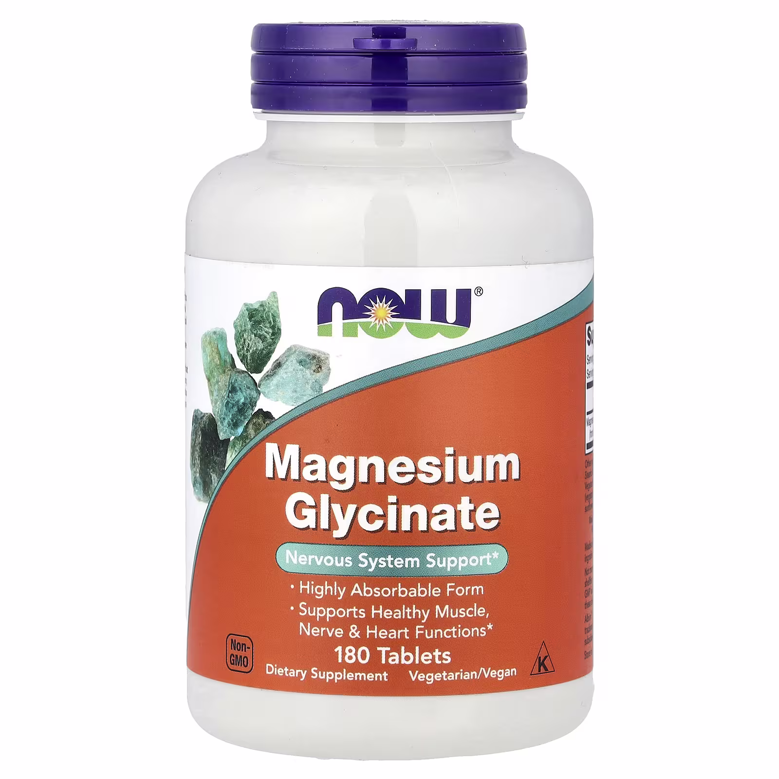 Magnesium Glycinate, 180 Tablets thumbnail 1
