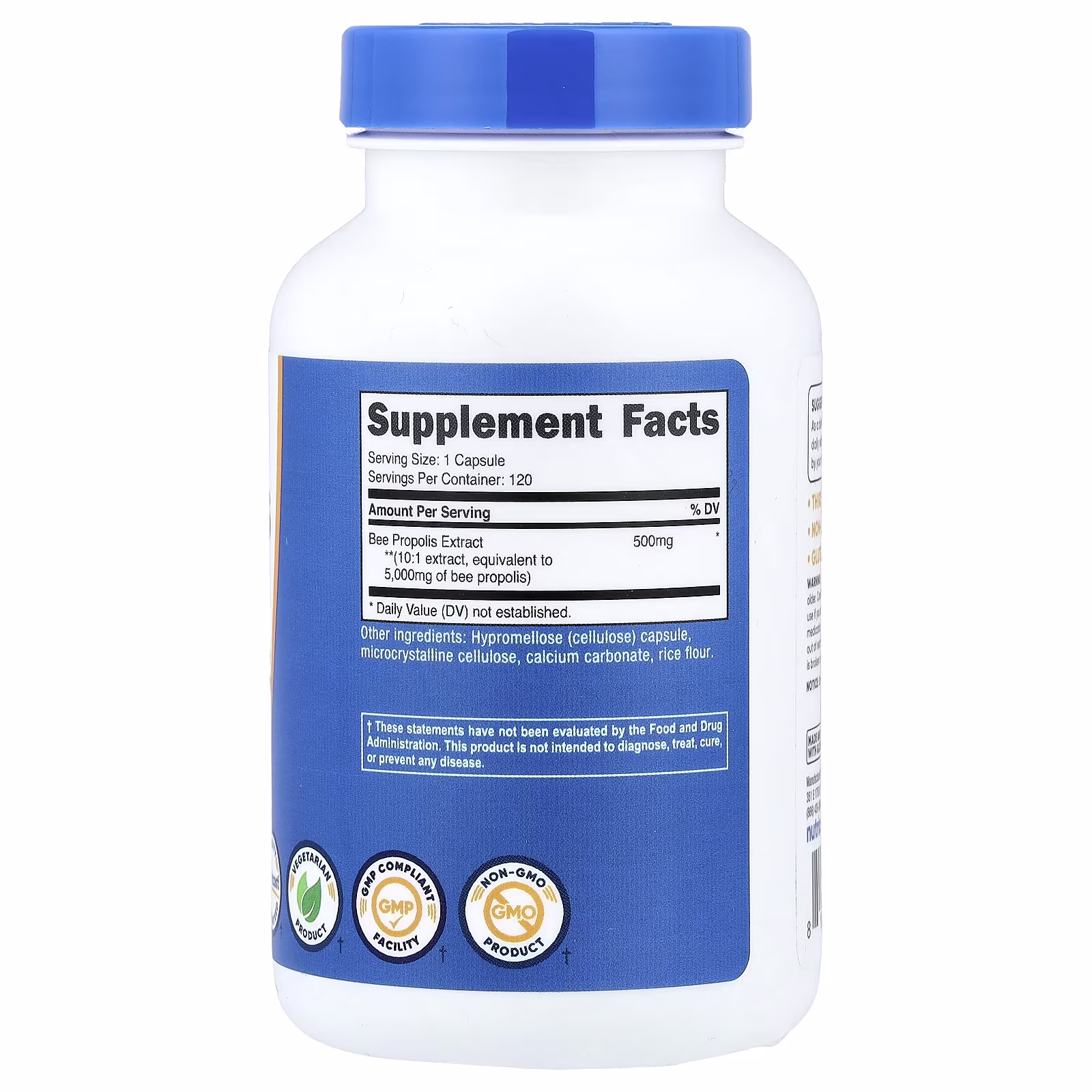 Bee Propolis 5,000 Mg – 120 Capsules
