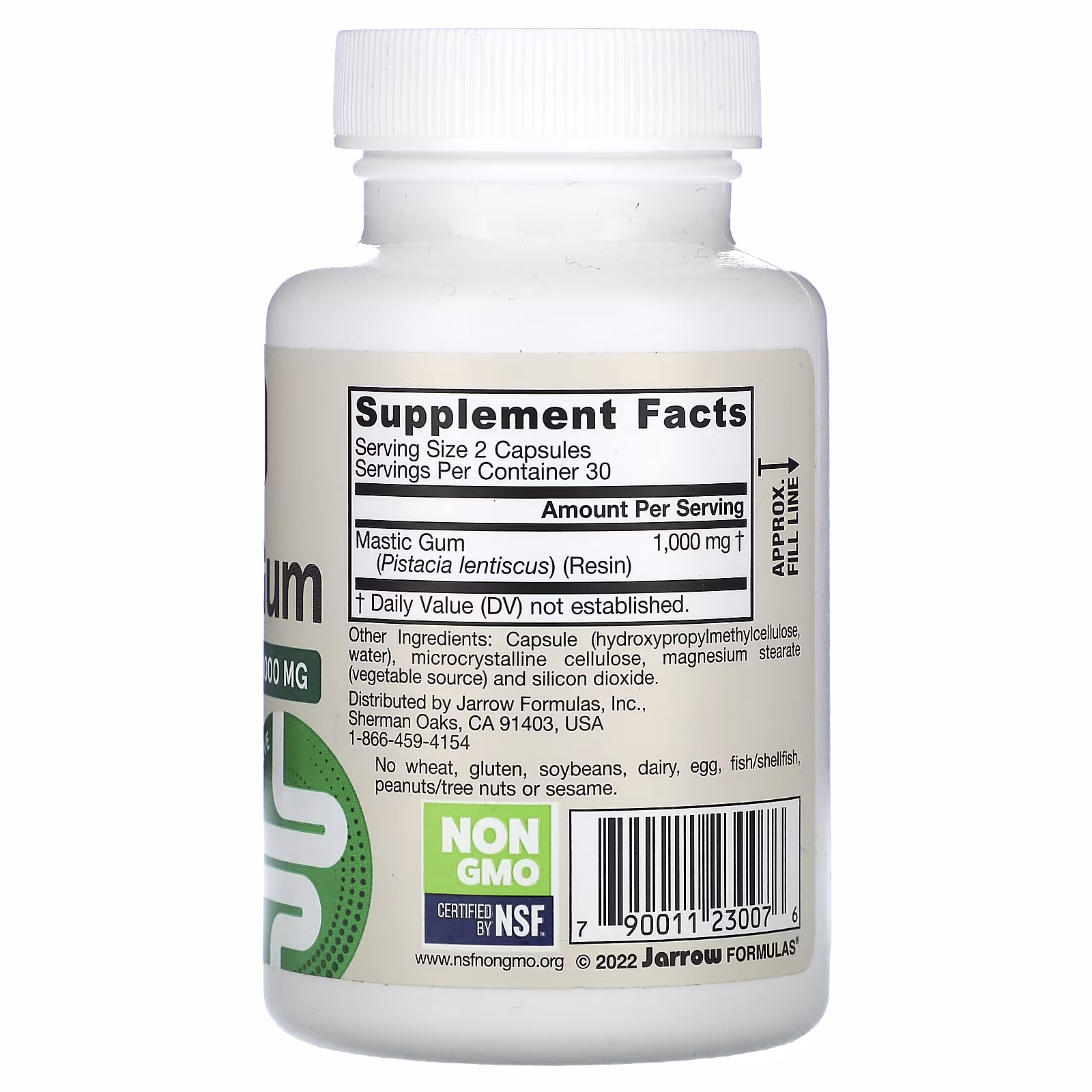 Vegan Mastic Gum, 60 Veggie Capsules (500 Mg Per Capsule)