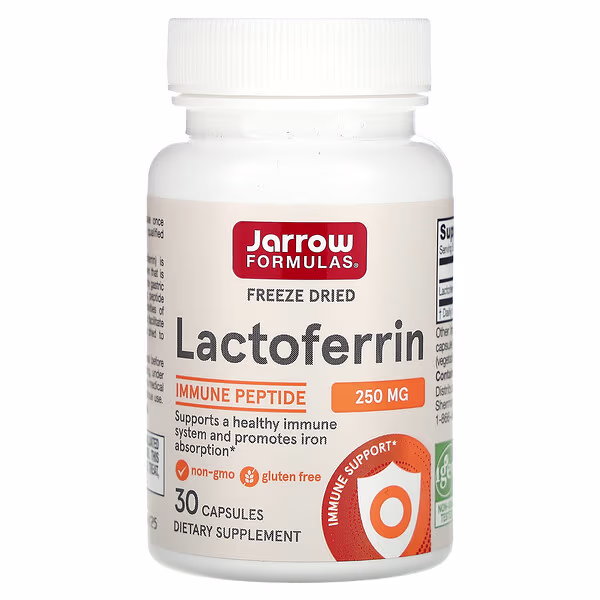 Lactoferrin, Freeze Dried, 250 Mg, 30 Capsules