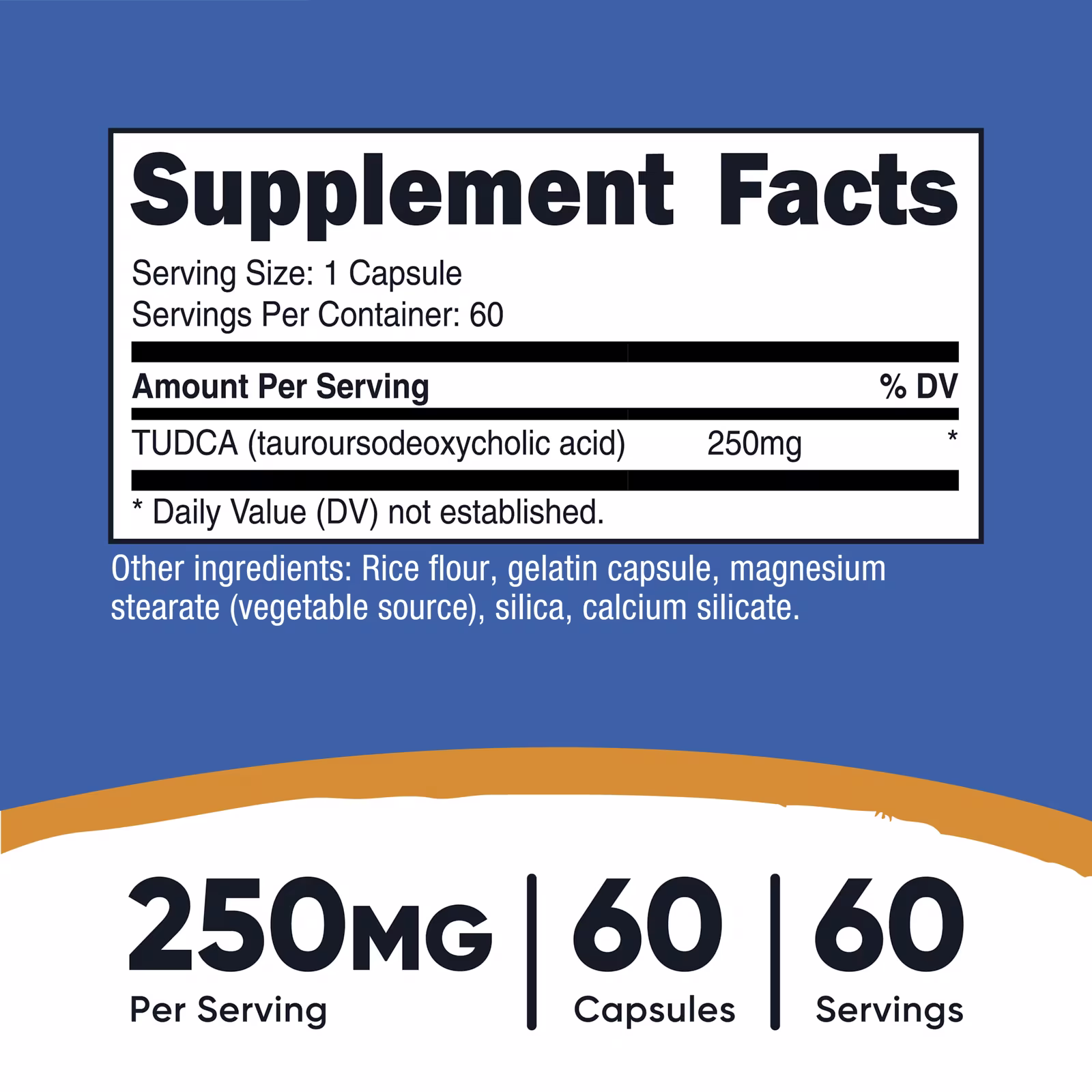 Tudca 250 Mg – 60 Capsules thumbnail 3