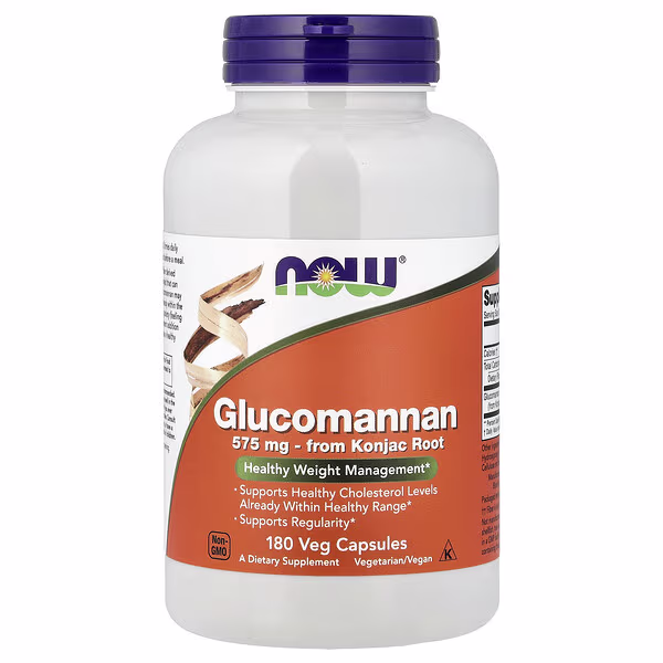 Glucomannane, 575 Mg, 180 Capsules Végétales