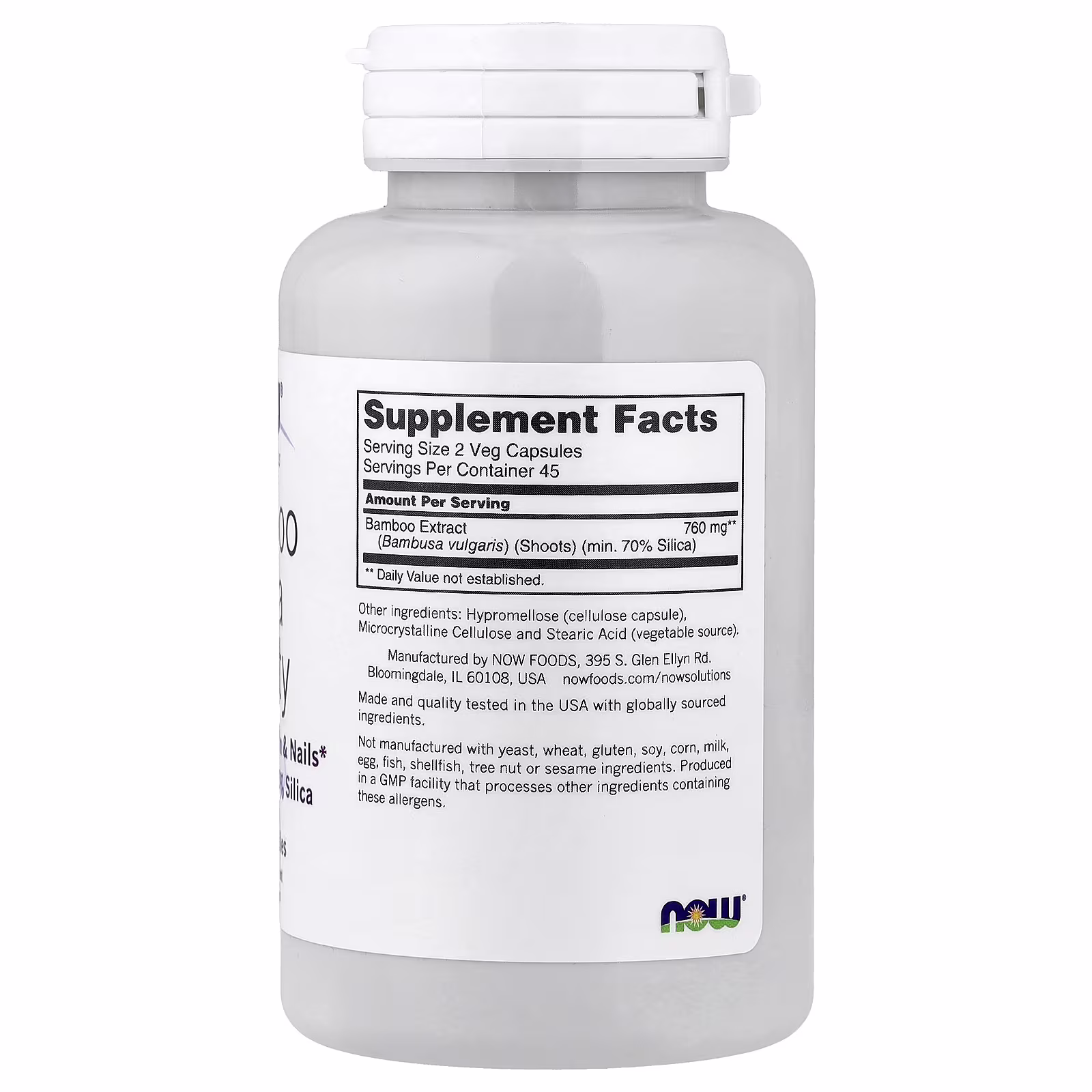 Bamboo Silica Beauty 380 Mg – 90 Veg Capsules