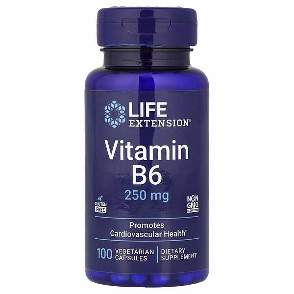 Vitamin B6 250 mg – 100 Vegetarian Capsules