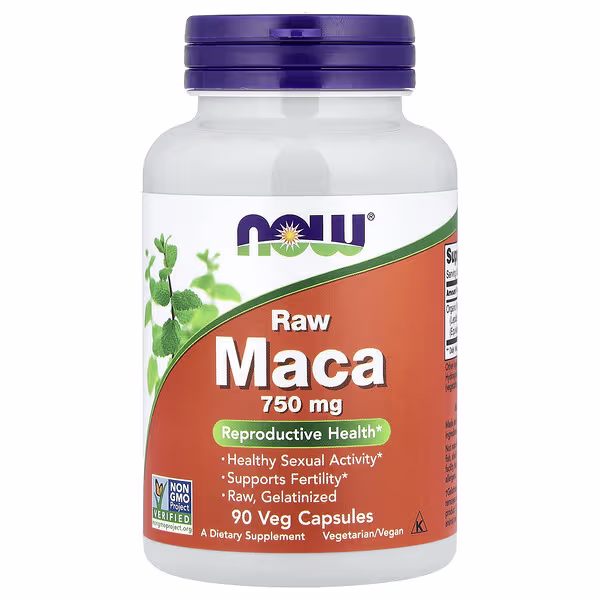 Raw Maca 750 Mg – 90 Veg Capsules