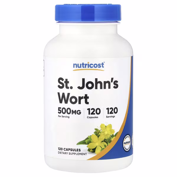 St. Johns Wort, 500 Mg , 120 Capsules