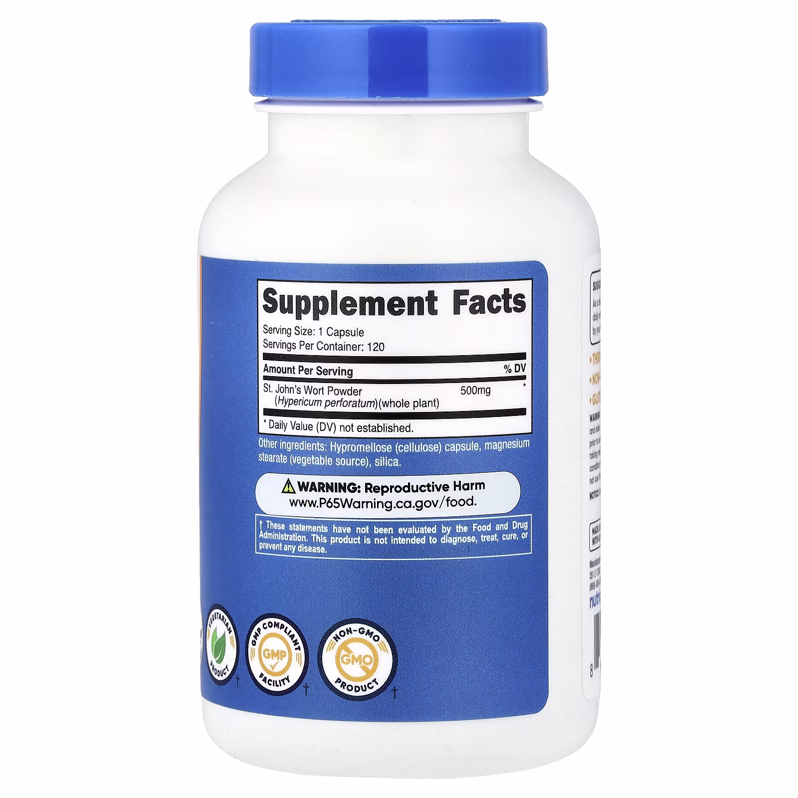 St. Johns Wort, 500 Mg , 120 Capsules